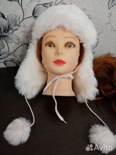 Шапка на девочку теплая