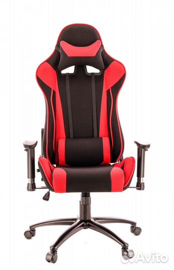 Кресло Everprof Lotus S4 Ткань Красный/Черный