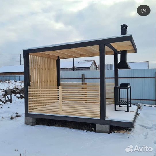 Беседка терасса баня веранда летняя кухня под ключ