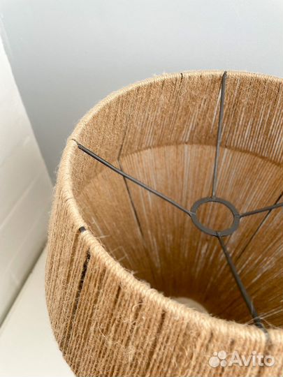 Плетеная люстра абажур (светильник)