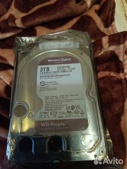 Жесткий диск 3тб Western Digital 30 purz