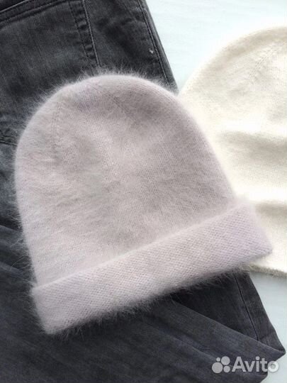 Новая шапка из ангорского кролика