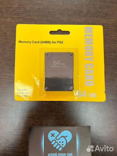 Memory Card карта памяти PlayStation 2 64mb PS2 PS