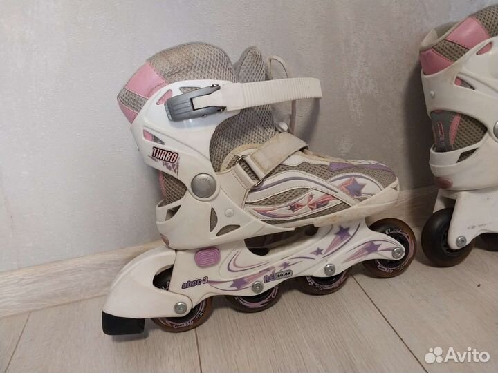 Коньки детские регулируемый размер