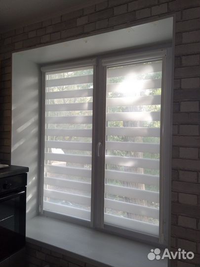 Рулонные шторы зебра (день-ночь)