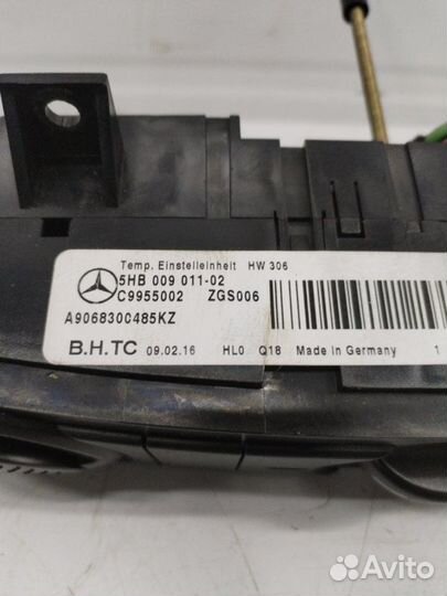 Блок управления печкой Mercedes Sprinter 906 OM651