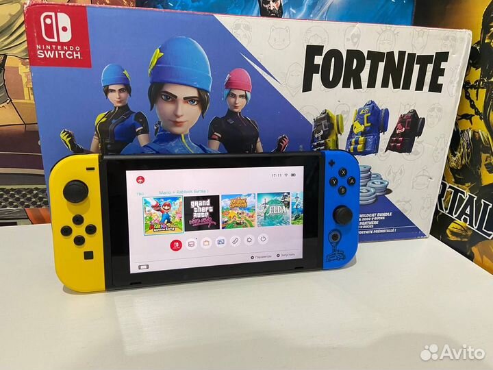 Прошитый Nintendo Switch Rev. 2 /288Gb/Много Игр
