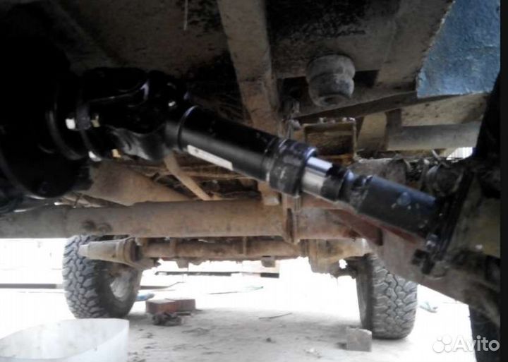 Полуоси луаз из карданов УАЗ