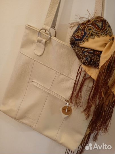 Сумка кожаная женская летняя