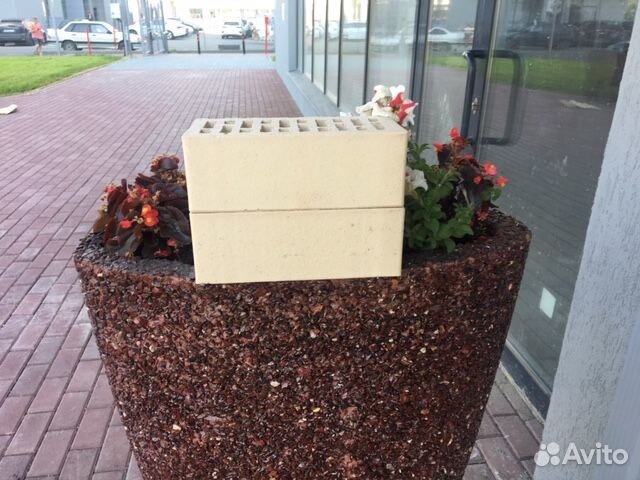 Лицевой кирпич Сливки Гладкий меланж ГОСТ