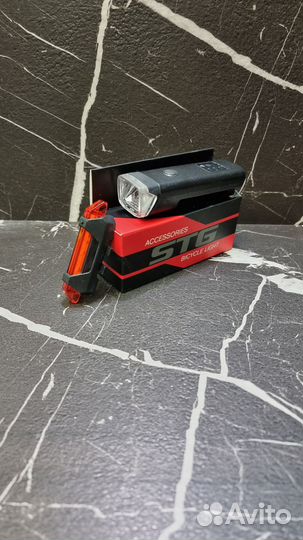 Комплект фонарей STG перед. FL1559 (350 люм. бел