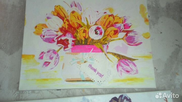Картины с цветами отличный подарок