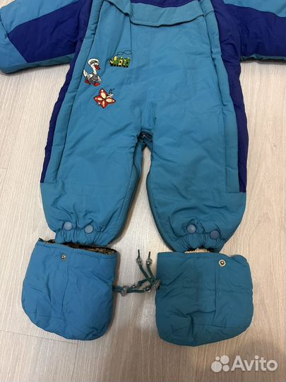 Зимний комбинезон 62-68 (размер 20) синий
