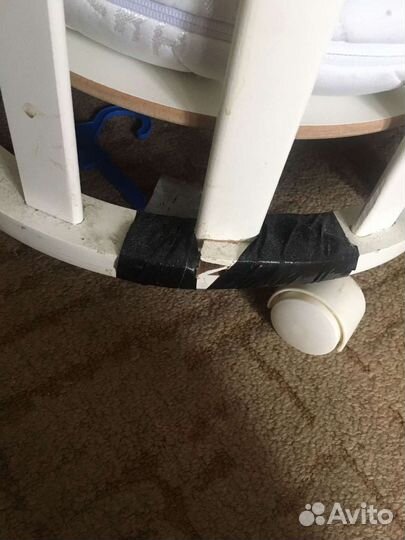 Детская кроватка трансформер круглая