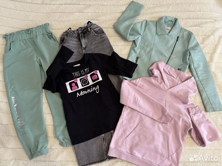 Вещи пакетом на девочку 134