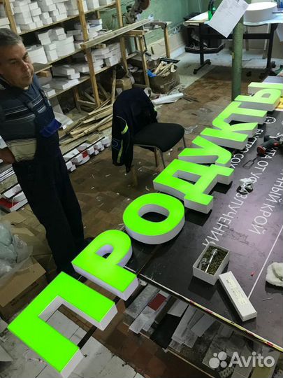 Вывеска Продукты