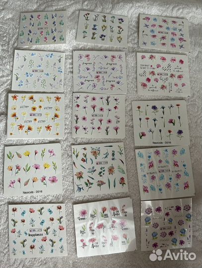 Слайдеры и наклейки для маникюра