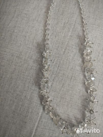 Бусы Чехословакия горный хрусталь