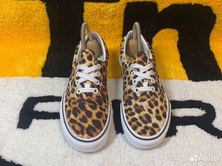 Низкие кеды vans UA ERA leopard 35 оригинал