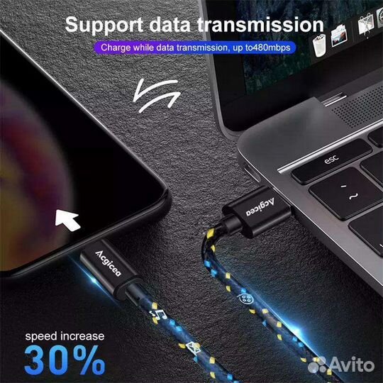 Кабель зарядки Micro USB 1 метр