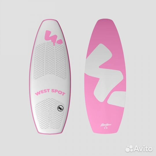 Доска для вейксерфинга от 4'2 до 4'6 West spot