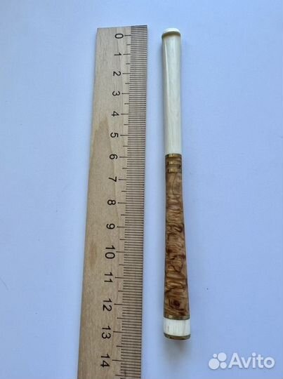 Мундштук из бивня мамонта и карельской березы