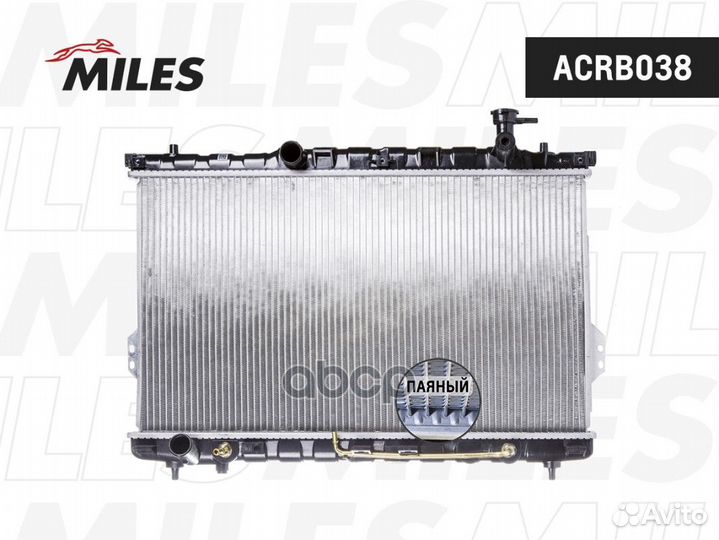 Радиатор (паяный) hyundai santa FE 2.0-2.7 01-0