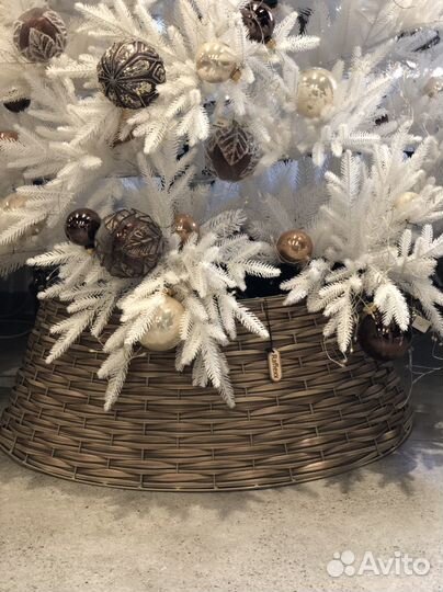 Юбка-корзина для новогодней елки