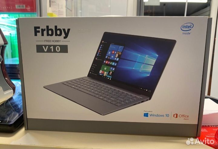 Новый ноутбук Frbby v10 4-Ядра 8GB SSD 256GB