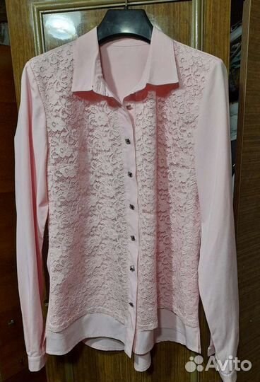 Блузка-рубашка школьная 42-44 разм