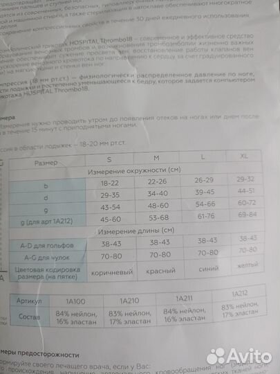 Компрессионные чулки