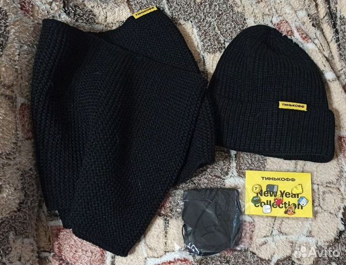 Шапка и снуд Тинькофф