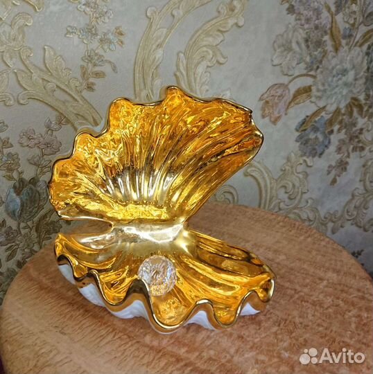 Ракушка с жемчуженой Vittorio Sabadin фарфор