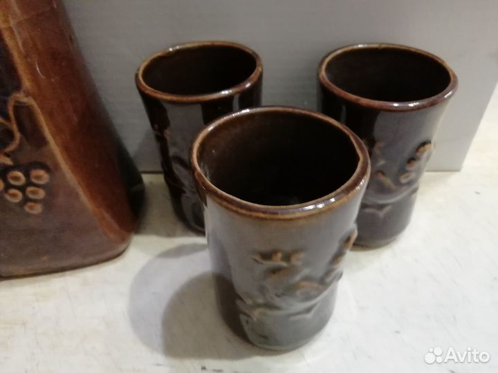 Штоф с рюмками, времен СССР