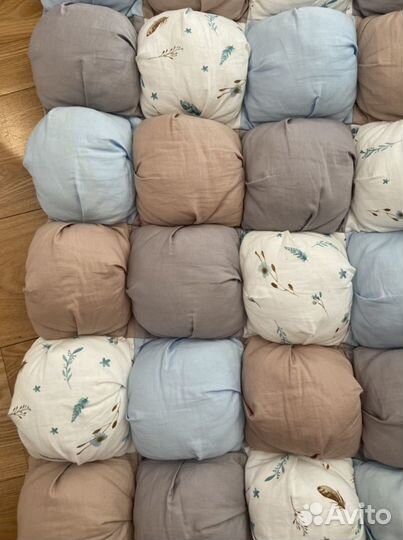 Бомбон одеяло 116 -62 и корзинка для игрушек