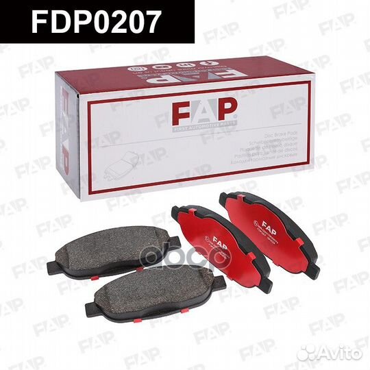 Тормозные колодки дисковые FDP0207 FDP0207 FAP