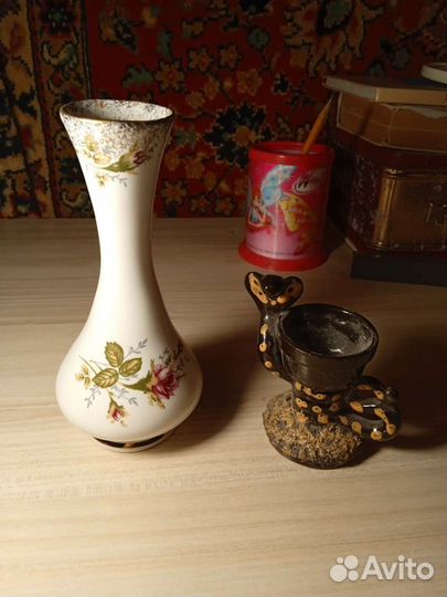 Чайнички, вазы,соусник, подсвечник