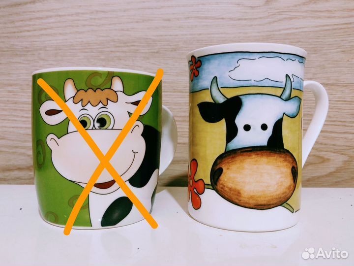 Кружка Корова, Овечка, Божья коровка