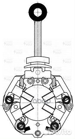 Щеточный узел стартера Toyota Avensis (T250) 03