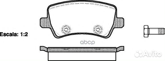 1236 00 1439866 колодки дисковые з Ford Gala