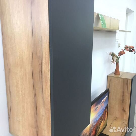 Стенка в гостиную Диаманд ширина 2,13м дуб крафт