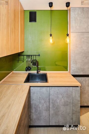 Изготовление кухни Лофт с установкой