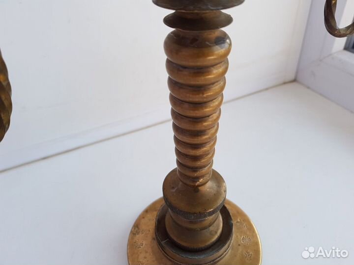 Подсвечник латунь СССР