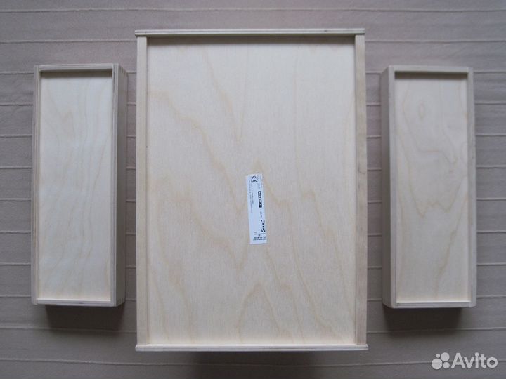 Ящик деревянный IKEA для рисунков и поделок