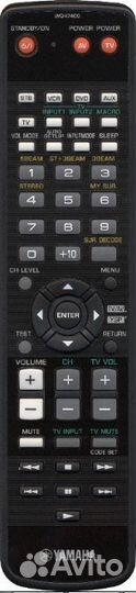 Пульт аналог Yamaha WQ47400 для ресивера