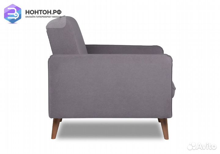 Кресло книжка Энн серое