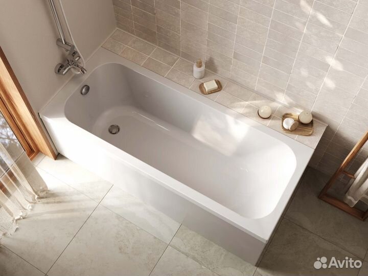 Ванна акрил 160х70 Santek Ламма 1.WH50.1.767 прям