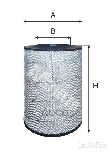 Фильтр воздушный KAMAZ дв. cummins 6560 A804