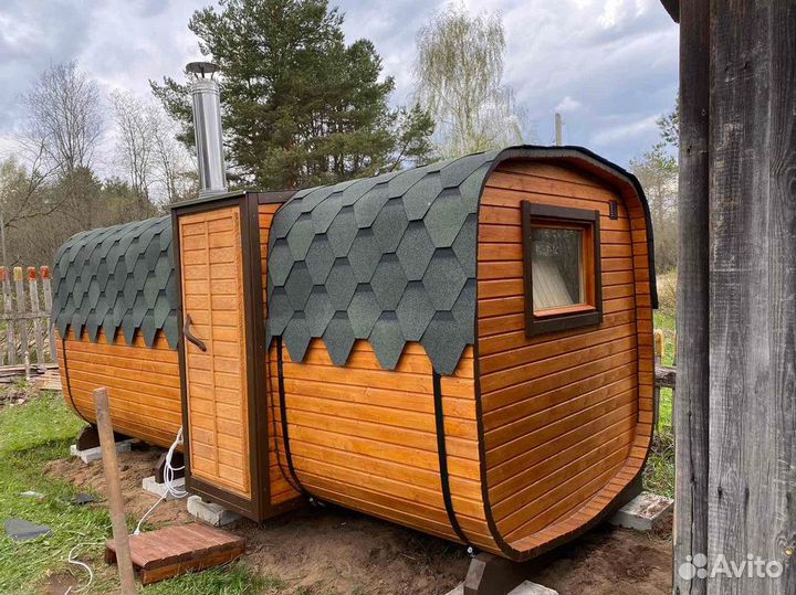 Баня бочка квадро С доставкой