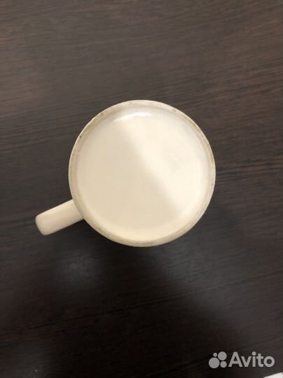 Кружка-латте 500 мл молочно коричневого цвета